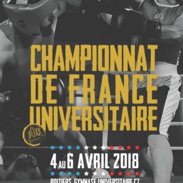 Boxe – Poitiers – Championnat de France Universitaire
