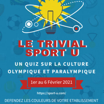 Semaine Olympique et Paralympique 2021 : Le trivial Sport U est lancé !