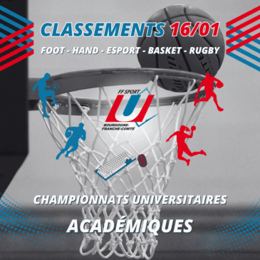 Classements mi-saison des championnats académiques BFC